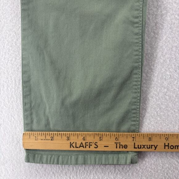 BONOBOS Jeans Mens 31x30 Premium 4-Way Stretch Slim Denim Cotton Stretch Green - Picture 15 of 16